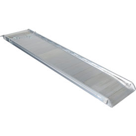 Aluminum Wheel Walk Ramp with Overlapping, 120''L x 28''W, 2200 Lb. Capacity, Silver
