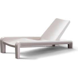 Outdoor Deck Chaise Lounge Chair, Sandstone