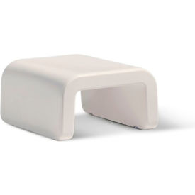 Outdoor Line Ottoman, Ivory