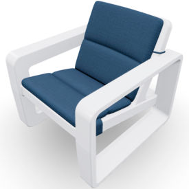Deck Chair Cushion, V2-Blend Indigo