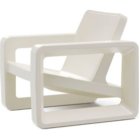 Outdoor Deck Lounge Chair, Ivory