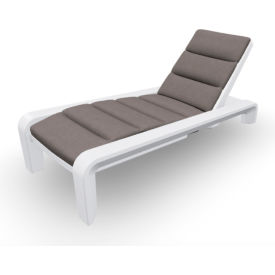 Deck Chaise Cushion, Blend Coal