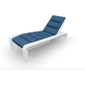 Deck Chaise Cushion, Blend Indigo