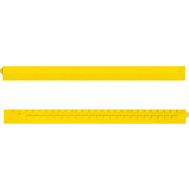 Performa 100N Interlocking Drainage Mat, Male, 3-1/4'L x 1/4'W, Yellow