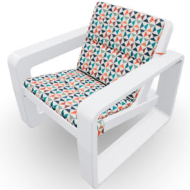 Deck Chair Cushion, V2-Array Caribbean
