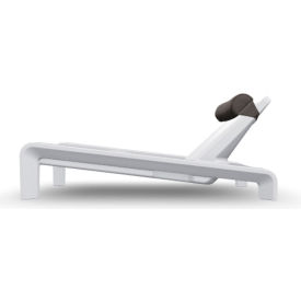 Deck Chaise Pillow, Blend Coal