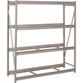 4 Level Heavy Duty Bulk Storage Rack, Starter, 72"W x 36"D x 96"H
