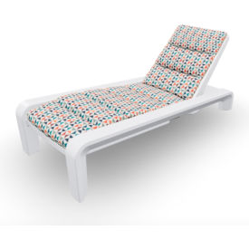 Deck Chaise Cushion, Array Caribbean