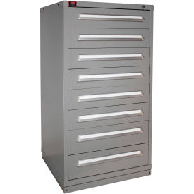 Eye-Level Modular Drawer Cabinet, 30"W x 28-1/4"D x 59-1/4"H, 8 Drawer, Dove Gray