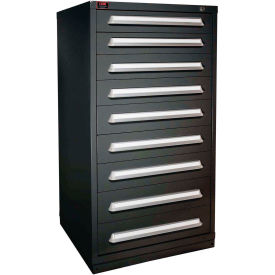 Eye-Level Modular Drawer Cabinet, 30"W x 28-1/4"D x 59-1/4"H, 9 Drawer, Vulcan Black