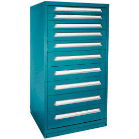 Eye-Level Modular Drawer Cabinet, 30"W x 28-1/4"D x 59-1/4"H, 180 Compart., Deep Sea Blue