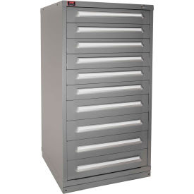 Eye-Level Modular Drawer Cabinet, 30"W x 28-1/4"D x 59-1/4"H, 168 Compartments, Dove Gray