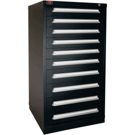 Eye-Level Modular Drawer Cabinet, 30"W x 28-1/4"D x 59-1/4"H, 168 Compart., Vulcan Black