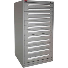 Eye-Level Modular Drawer Cabinet, 30"W x 28-1/4"D x 59-1/4"H, 12 Drawer, Dove Gray
