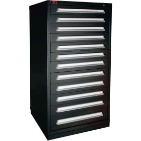 Eye-Level Modular Drawer Cabinet, 30"W x 28-1/4"D x 59-1/4"H, 12 Drawer, Vulcan Black