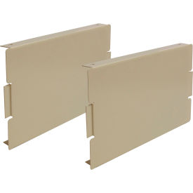 End Base, 15"W x 6"H, Putty, Pack of 2