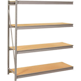 4 Level, Heavy Duty Bulk Storage Rack, Particle Board Deck, Add On, 72"W x 36"D x 96"H
