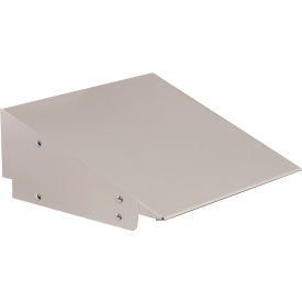 1-Wide Slope Top, 12"W x 18"D, Dove Gray