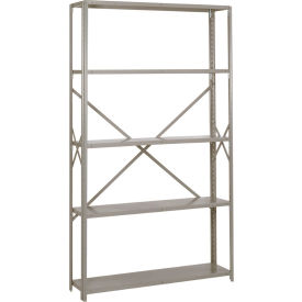 8000 Heavy Duty Open Shelving Unit, 5 Shelves, Starter, 36"W x 12"D x 84"H