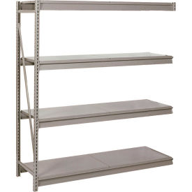 4 Level, Heavy Duty Bulk Storage Rack, Steel Deck, Add On, 96"W x 36"D x 96"H
