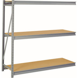 3 Level Heavy Duty Bulk Storage Rack, Wood Deck, Add On, 72"W x 36"D x 72"H
