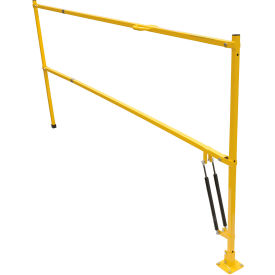 Steel Safety Lift Gate 8 Ft. Lowered Gate Width, Yellow