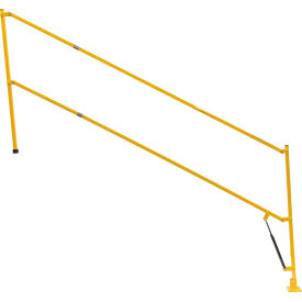 Steel Safety Lift Gate 6 Ft. Lowered Gate Width, Yellow