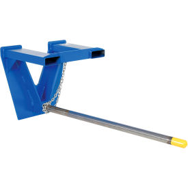 Rug Ram Boom Fork Mounted Inverted, 60", Steel, 2500 lb. Capacity, Blue