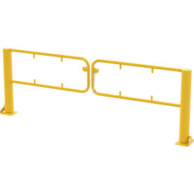 Steel Swivel Dock Gate Pair for 9 Ft. Door, Yellow