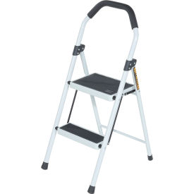 Steel Household Fold Up Step Ladder 2 Step, 225 lb Capacity