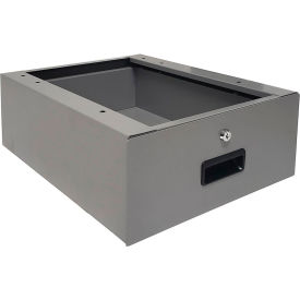 Steel Locking Drawer For Adjustable Workbench, 18"W x 18"D, Dove Gray