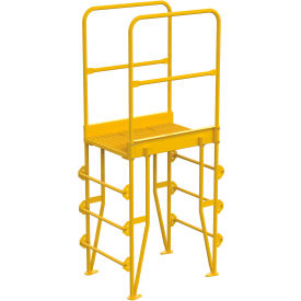 4 Step Vertical Crossover Ladder 41-1/16"L x 28-11/16"W x 90-5/8"H