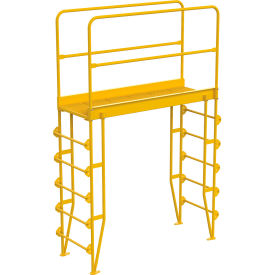 6 Step Vertical Crossover Ladder 77-1/16" L x 28-11/16" W x 114-5/8" H