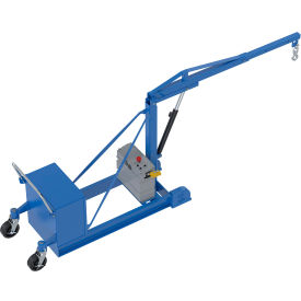 Steel DC Counter Balance Floor Crane, 1000 Lb. Capacity, Blue