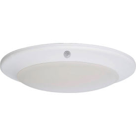 4" LED Disc Light with Motion Sensor, 10W, 600 Lumens, 120V, White