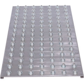 Steel Transfer Platform, 60"L x 30"W, 75 lb Capacity, Silver