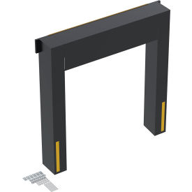 Dock Seal 19" Projection, 8'W x 9'H Door, Black