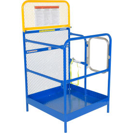 Steel Work Platform, 1000 lb. Capacity, 39"L x 36-3/16"W, Blue