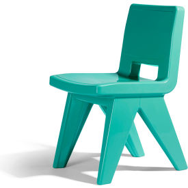 Modern Outdoor Dining Chair, Seafoam Green