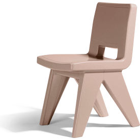 Modern Outdoor Dining Chair, Sandstone