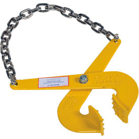 Single Scissor Pallet Puller, 5-3/16" Jaw Opening, 5000 lb. Pulling Cap., Steel, Yellow