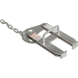 Cam Action Pallet Puller, 3" Jaw Opening, 5000 lb Pulling Capacity, Steel, Silver