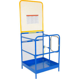 Steel Work Platform with 84" Expanded Back, 1000 lb Capacity, 39"L x 36-3/16"W, Blue
