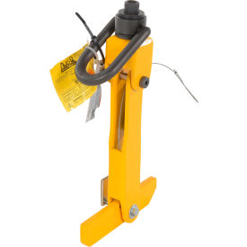 Steel Reel Lifter 2-1/2" to 4" Core Diameter 3000 lb. Capacity, Yellow