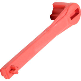 Non-Sparking Solid Drum Bung Nut Wrench, Nylon, Red