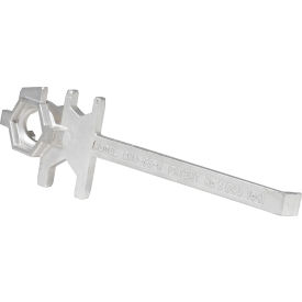 Drum Bung Nut Wrench, Stainless Steel, Silver