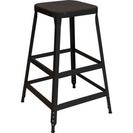 1901 30" High Metal Bar Stool, Vulcan Black Powder Coat