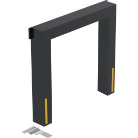 Dock Seal 17" Projection, 8'W x 8'H Door Opening, Black