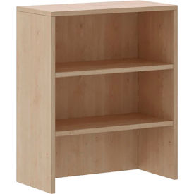 Jax Hutch Bookcase, 35"W x 11"D x 35"H, Warm Birch