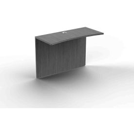 Ryker Curved Bridge, 42W x 20"D x 29-1/2"H, Dove Oak